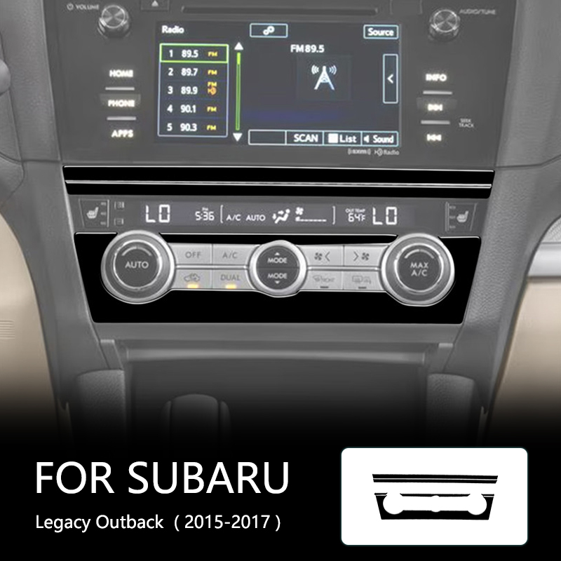 Car Accessories Brand - 에어컨 컨트롤 프레임 ABS 글로스 블랙