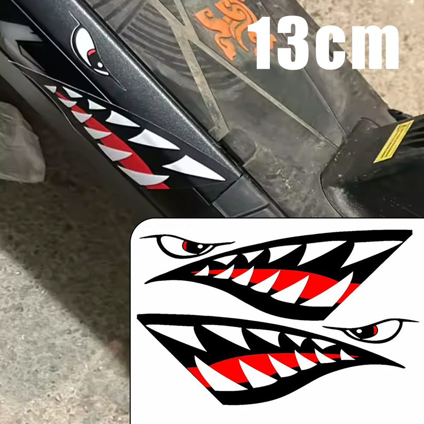 Car Accessories Jdm - JDM 상어 입 이빨 자동차 스티커