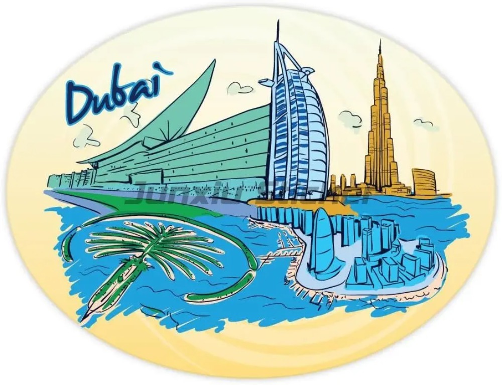 Car Accessories Dubai - 두바이 국기 비닐 오토바이 자동차 스타일링