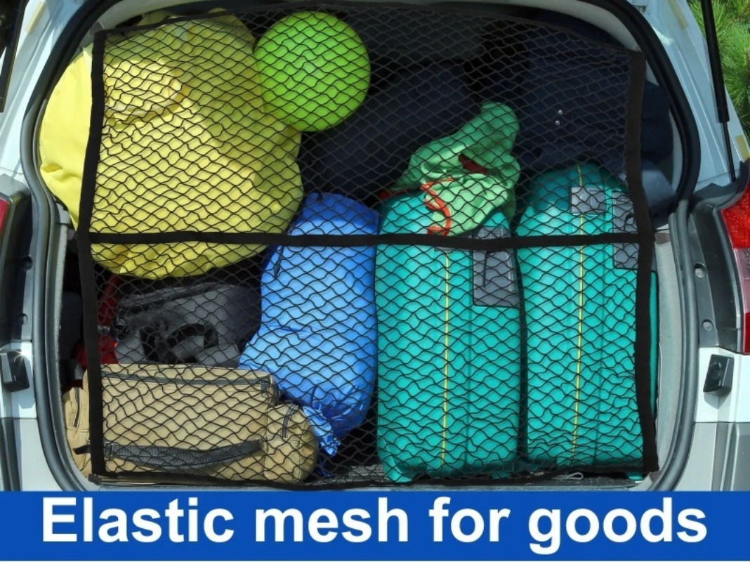 Car Cargo Net Trunk - 자동차 메쉬 탄성 나일론 리어 백