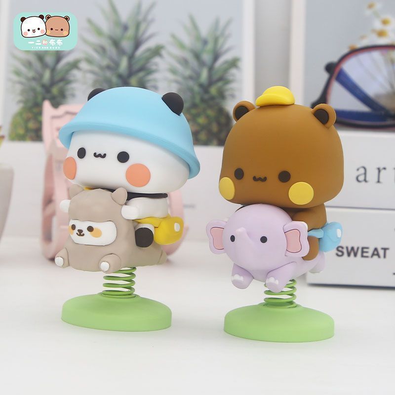 이어 부부 스프링 스윙 피규어 귀여운 만화 로커 말 장 - Car Accessories Inside 리뷰 및 가격