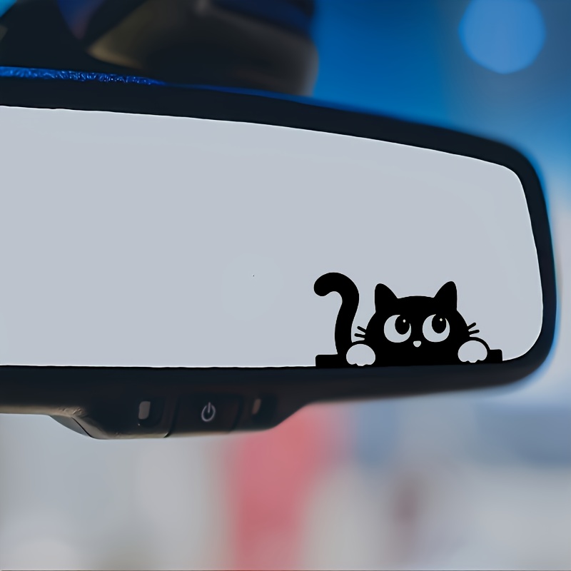 귀여운 고양이 자동차 백미러 스티커 사이드 윈도우 재미 - Car Accessories Xmas Gifts 리뷰 및 가격