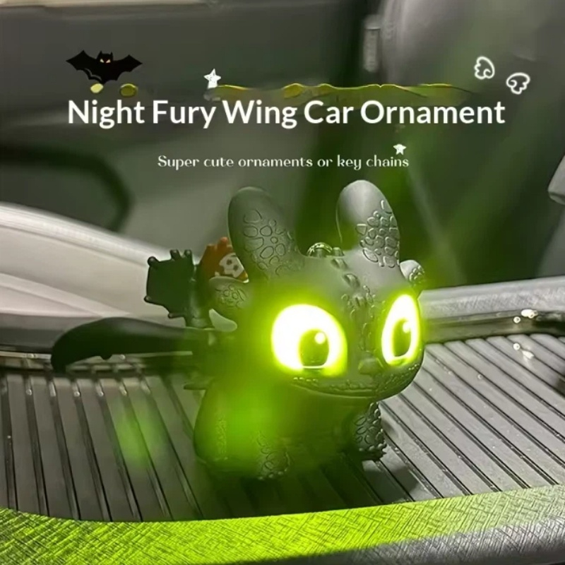 진짜 귀여운 발광 이빨 없는 자동차 인테리어 장식품,  - Car Accessories Inside 리뷰 및 가격