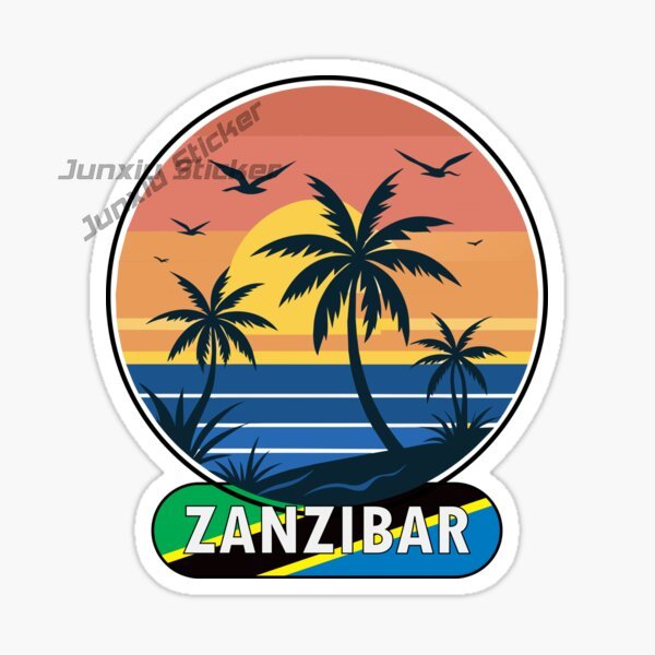 탄자니아 잔지바르 국기 국가 상징 비닐 자체 접착 자동 - Car Accessories Zanzibar 리뷰 및 가격