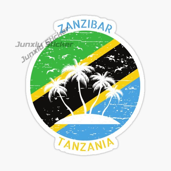 탄자니아 잔자바르 국기 자동차 스티커 풍경 여행 자동차 - Car Accessories Zanzibar 리뷰 및 가격
