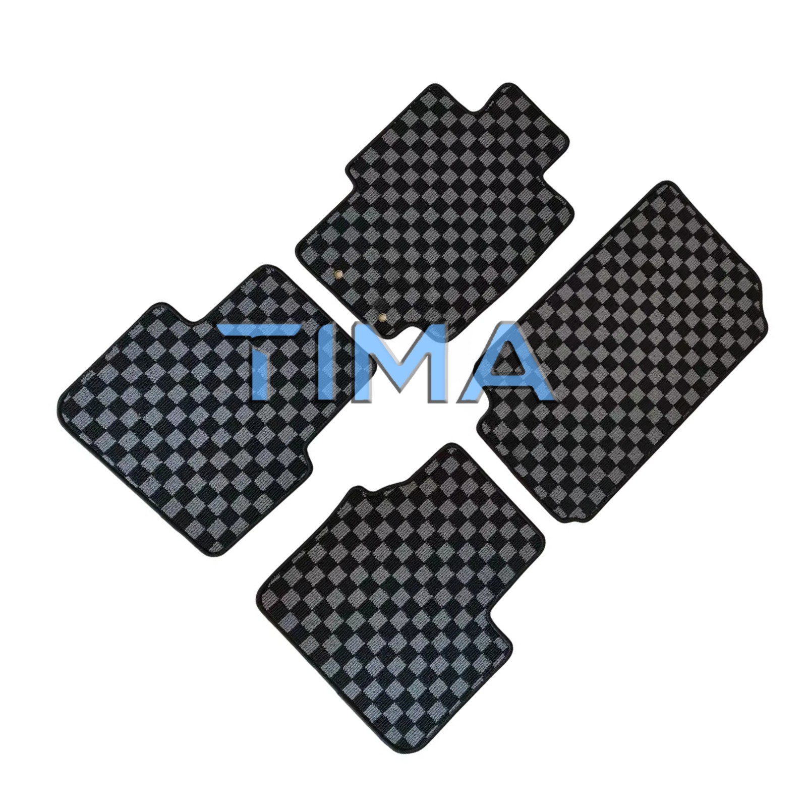 JDM 체커보드 디자인 자동차 바닥 매트 인테리어 액세 - Car Accessories Jdm 리뷰 및 가격
