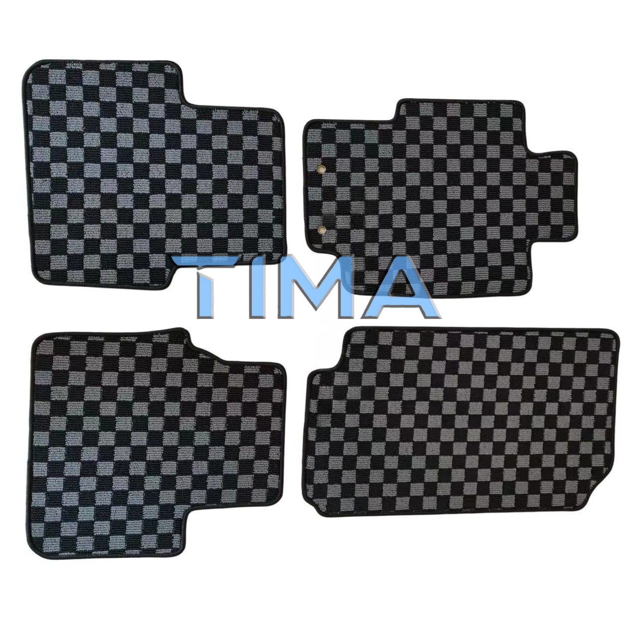 JDM 체커보드 디자인 자동차 바닥 매트 인테리어 액세 - Car Accessories Jdm 리뷰 및 가격
