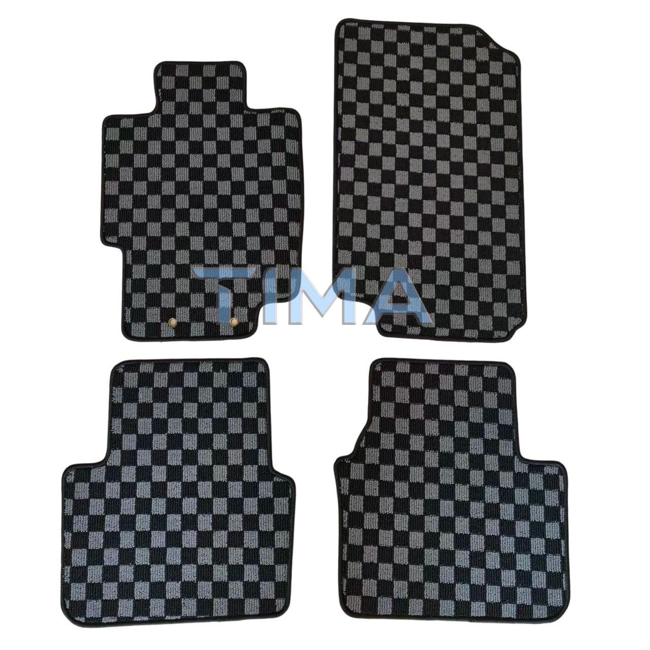 JDM 체커보드 디자인 자동차 바닥 매트 인테리어 액세 - Car Accessories Jdm 리뷰 및 가격