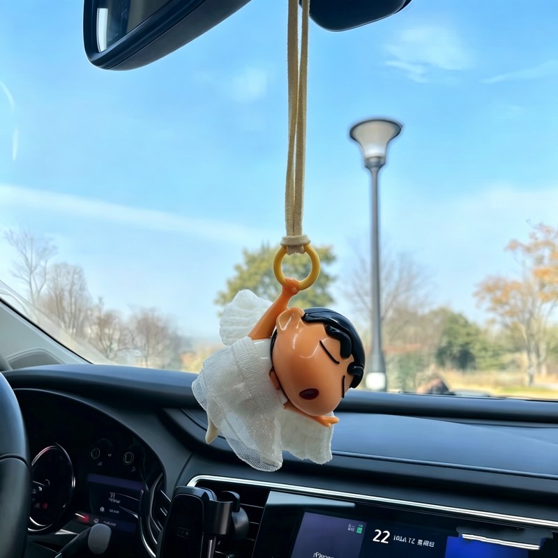 크레용신짱 엔젤 발레 미니 자동차 백미러 장식 펜던트  - Car Accessories Inside 리뷰 및 가격