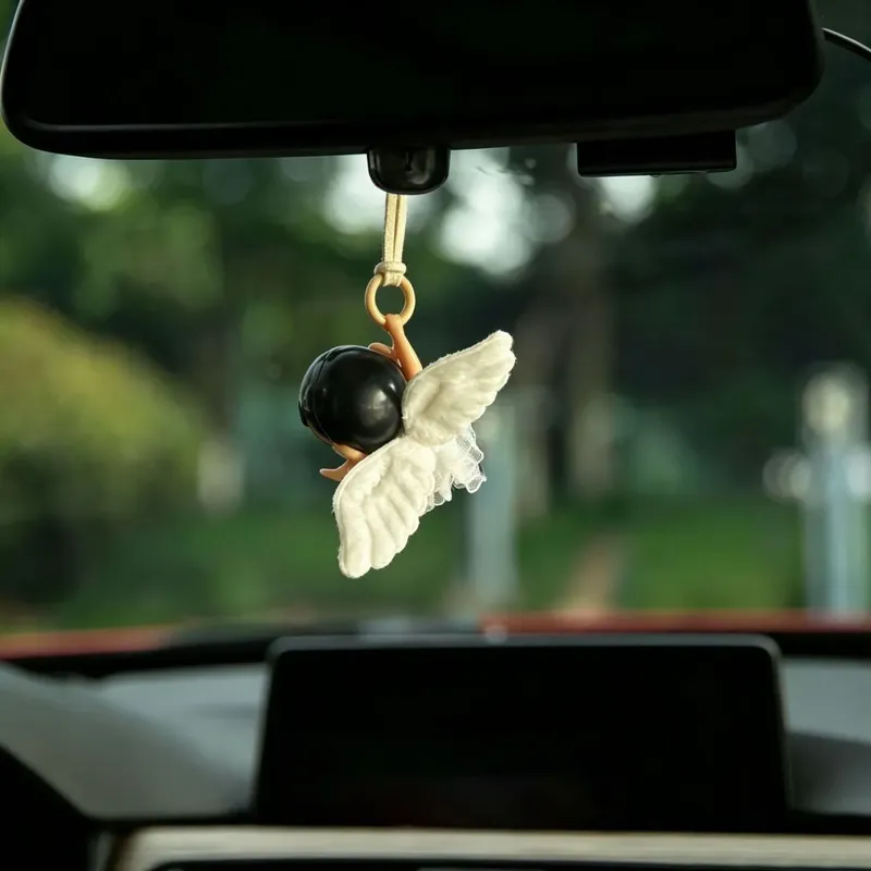 크레용신짱 엔젤 발레 미니 자동차 백미러 장식 펜던트  - Car Accessories Inside 리뷰 및 가격
