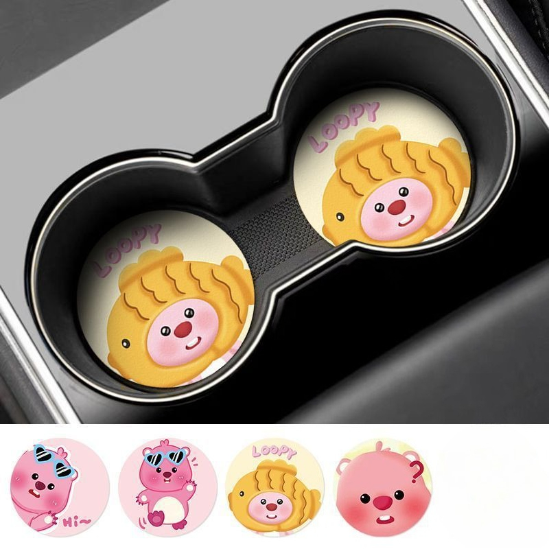 루피 크리에이티브 만화 자동차 코스터 (남아, 여아용) - Car Accessories Inside 리뷰 및 가격