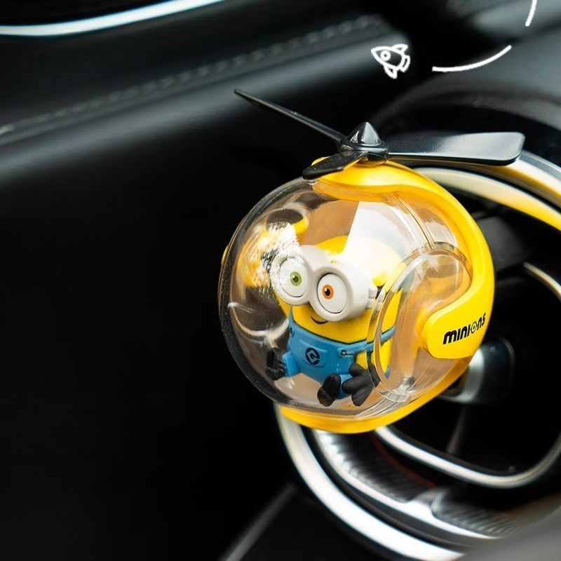 미니언즈 자동차 방향제, 귀여운 만화 캐릭터 자동차 통 - Car Accessories Perfume 리뷰 및 가격