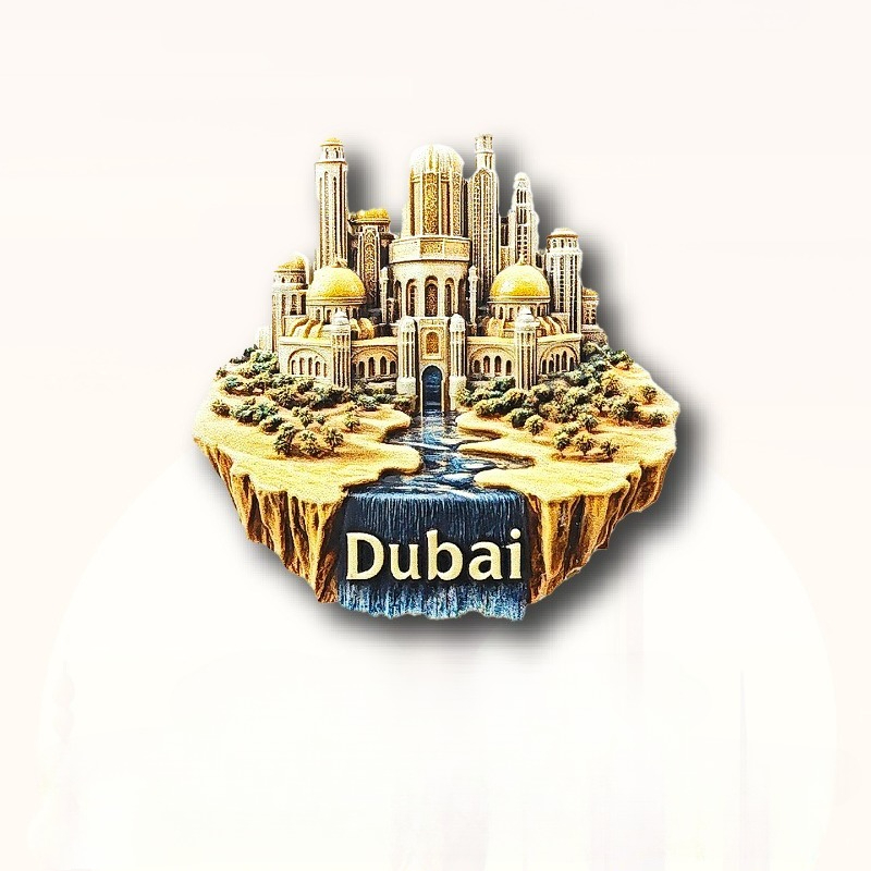 두바이 오아시스 냉장고 자석 - 3D UAE 기념품 현 - Car Accessories Dubai 리뷰 및 가격