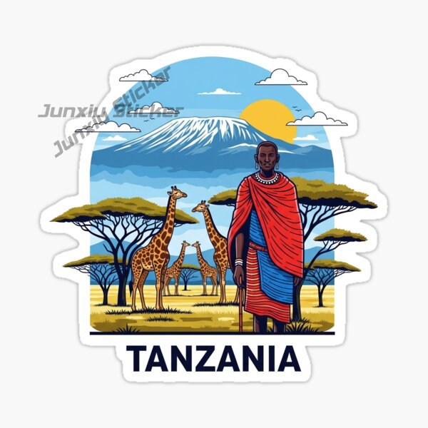 탄자니아 잔지바르 국기 국가 상징 비닐 자체 접착 자동 - Car Accessories Zanzibar 리뷰 및 가격