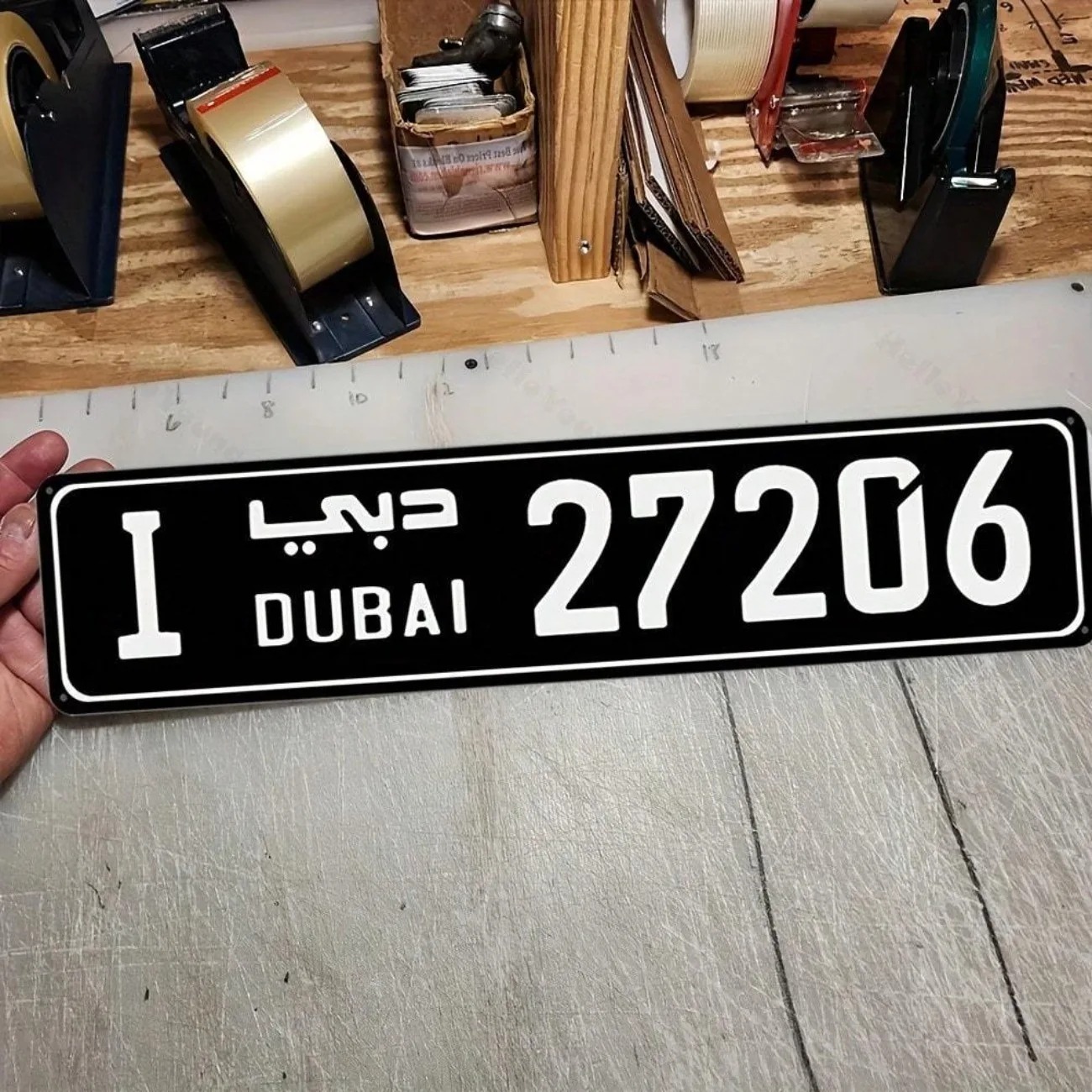 각인된 알루미늄 두바이 테마 거리 표지판, 녹 방지 야 - Car Accessories Dubai 리뷰 및 가격