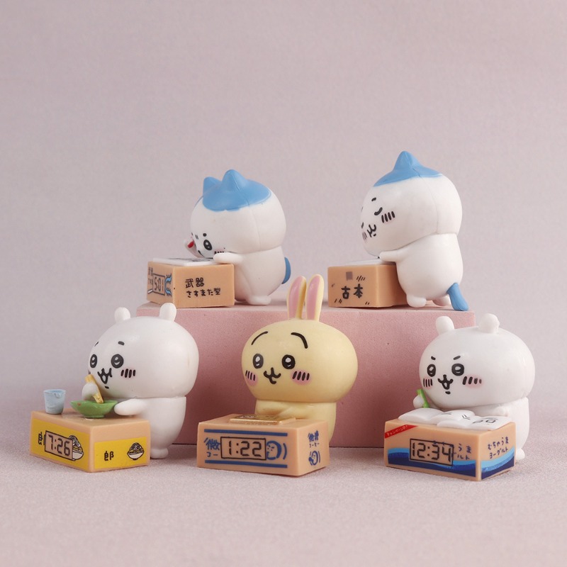 Hachiware Usagi 만화 알람 시계 인형 자동 - Car Accessories Inside 리뷰 및 가격