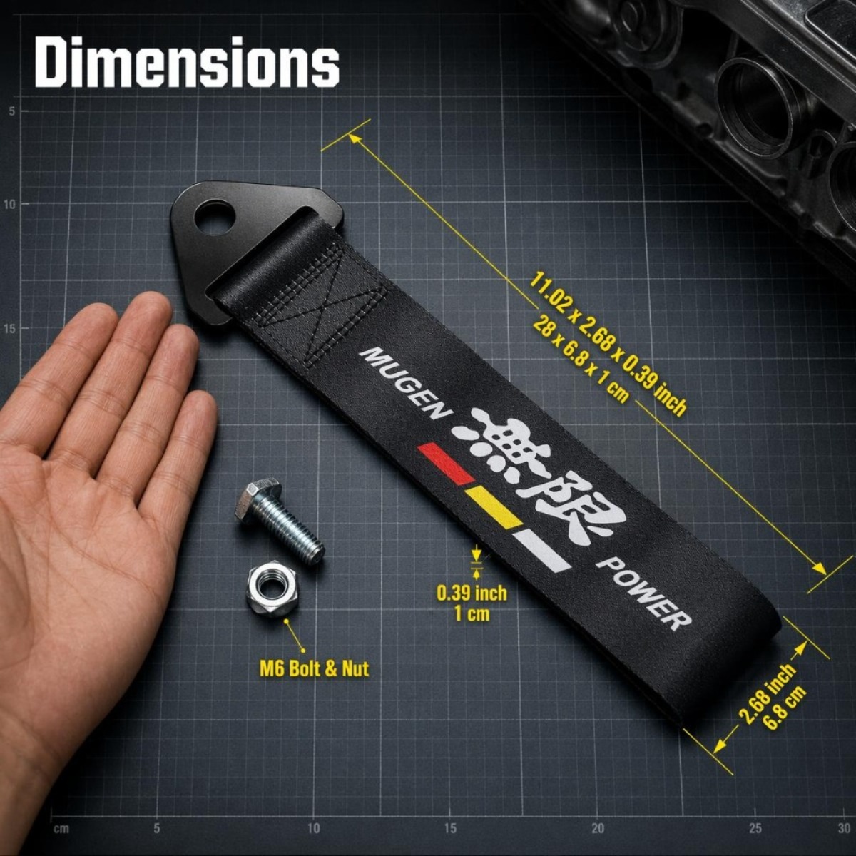 자동차 레이싱 견인 로프 JDM 장식 고강도 나일론 차 - Car Accessories Jdm 리뷰 및 가격