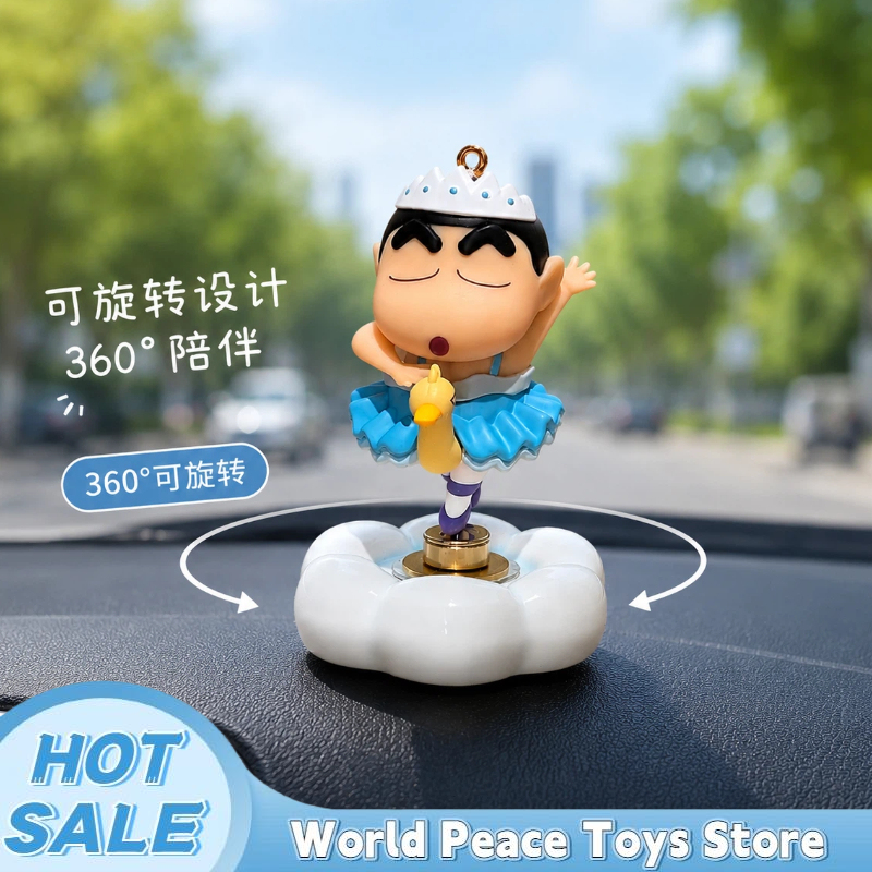 회전식 발레 크레용 신짱 자동차 대시보드 장식품 자동차 - Car Accessories Inside 리뷰 및 가격