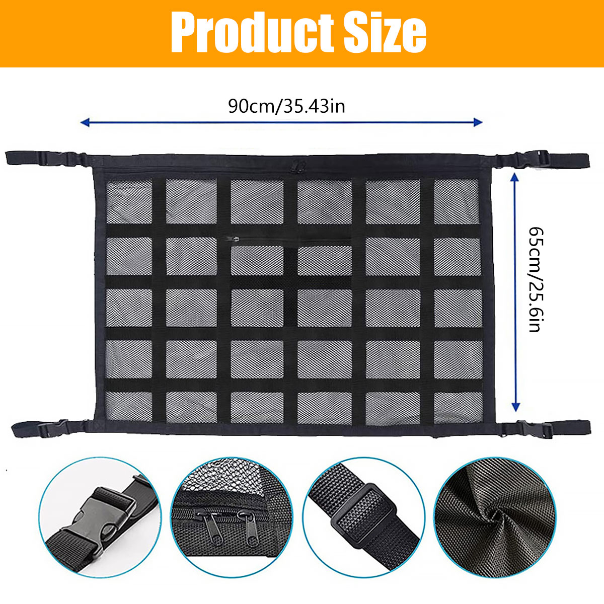 자동차 천장화물 그물 강력한 내 하중 메쉬 자동차 지붕 - Car Cargo Net Trunk 리뷰 및 가격
