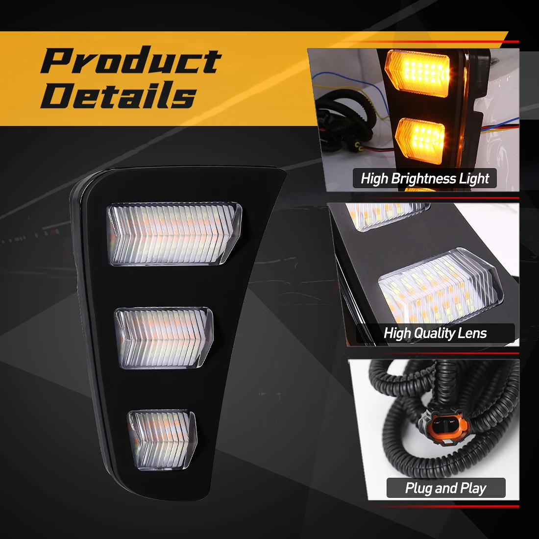 자동차 LED 주간 러닝 라이트 Kia Pegas 20 - Car Accessories For Road Trip 리뷰 및 가격