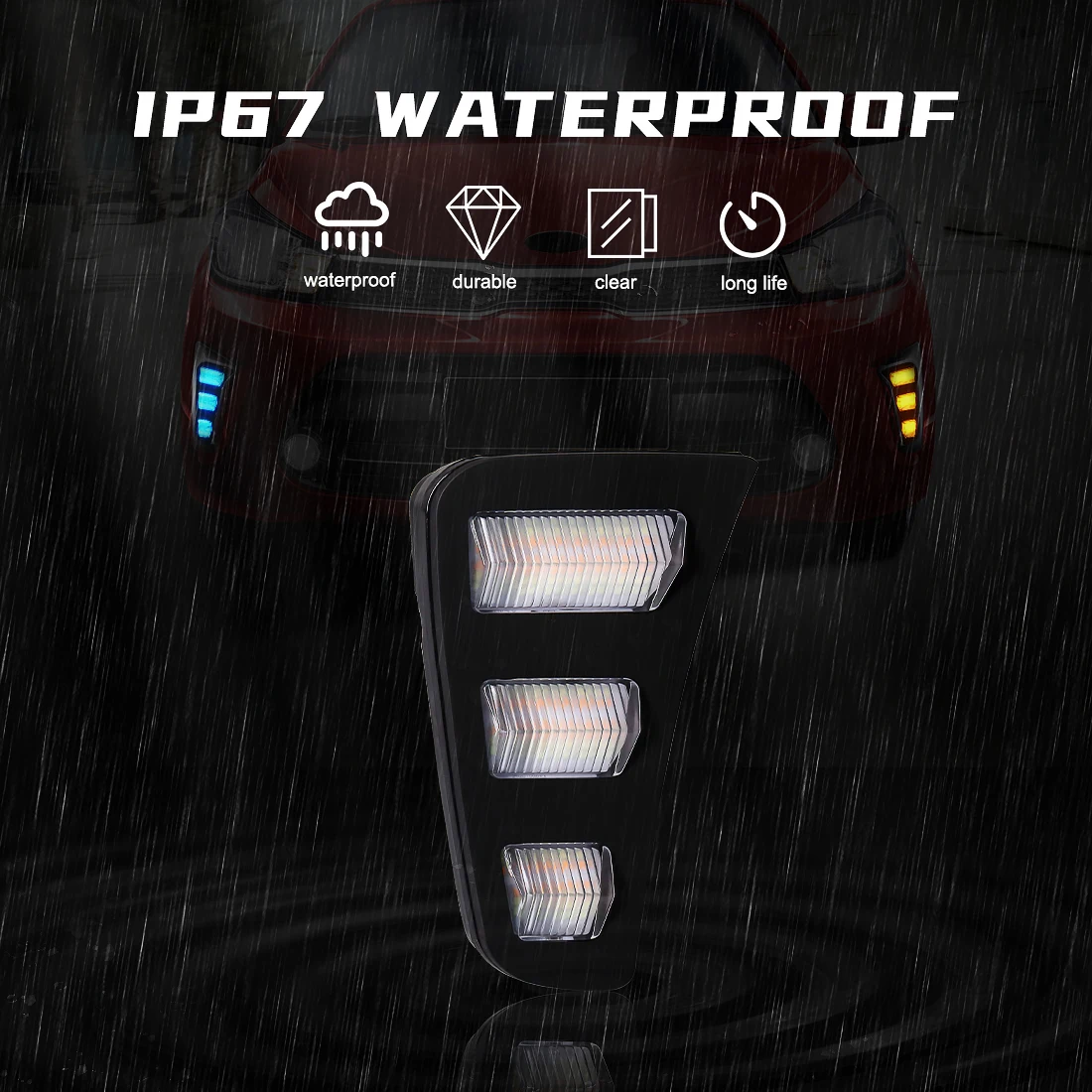 자동차 LED 주간 러닝 라이트 Kia Pegas 20 - Car Accessories For Road Trip 리뷰 및 가격