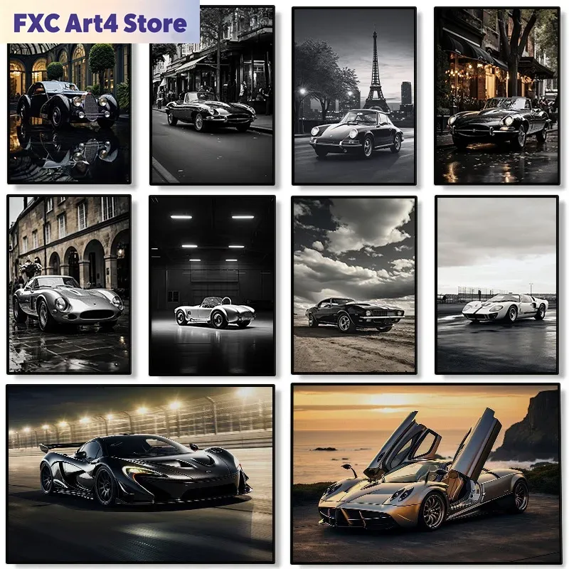 프레임리스 현대 유명 브랜드 자동차 포스터 고급스러운  - Car Accessories Brand 리뷰 및 가격