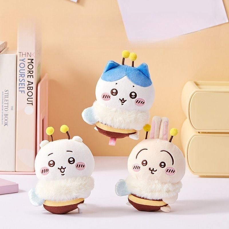 꿀벌 시리즈 만화 귀여운 하치와레 우사기 인형 부드러운 - Car Accessories Inside 리뷰 및 가격