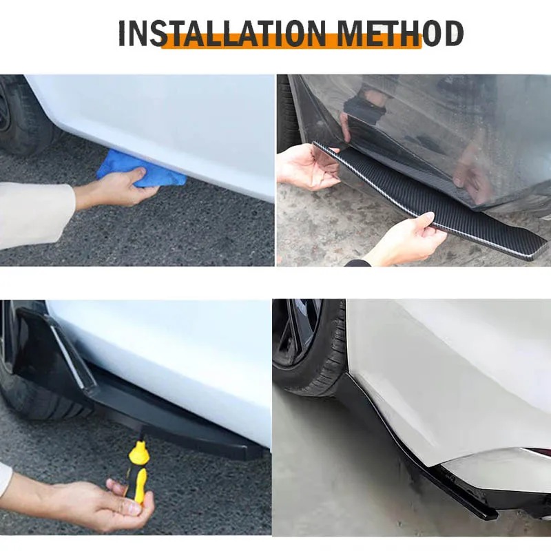 48cm 리어 범퍼 스플리터 에이프런 스포일러 사이드  - Car Accessories Lipa 리뷰 및 가격